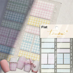 Shiny Colorful Color Block Fragment Square Fragment Grid Rhombus 3D Self Adhesive Nail Art Stickers Rhinestone Manicure Decals (Online Order Only)