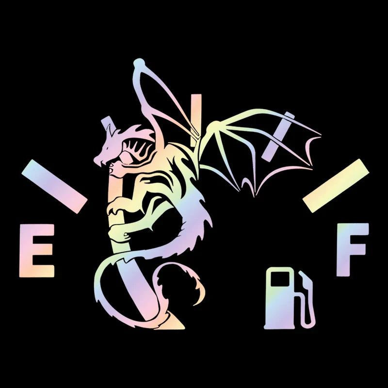 Funny Dragon Shaped Pattern Car Sticker for Fuel Tank Cap Door Decoration Automotive Supplies Outdoor Stickers Pvc Vinyl Decals (ONLINE ORDER ONLY)
