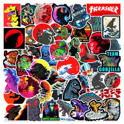 50pcs Godzilla Monster Graffiti Sticker Car Mobile Phone Water Cup Decoration Waterproof Sticker (Online Order Only)