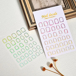 1PC Heart Love Design 3D Nail Art Sticker English Letter Self-Adhesive Slider Valentine's Day DIY Manicure Tips Accessories Tool (ONLINE ORDER ONLY)