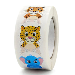 100-500pcs Reward Encouraging Graphic Stationery Animal Sticker Kindergarten School Students Child Teacher Cartoon Cute Sticker (ONLINE ORDER ONLY)