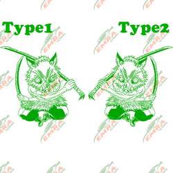 Big Anime For Car Sticker Whole Body Car Customization For Side Decorate Exterior Accessories Waterproof PVC Vinyl Decals (ONLINE ORDER ONLY)