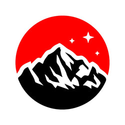 Snow Mountain Stickers,mountain&sky with stars,High quality for cars trucks motorcycles &laptops! (ONLINE ORDER ONLY)