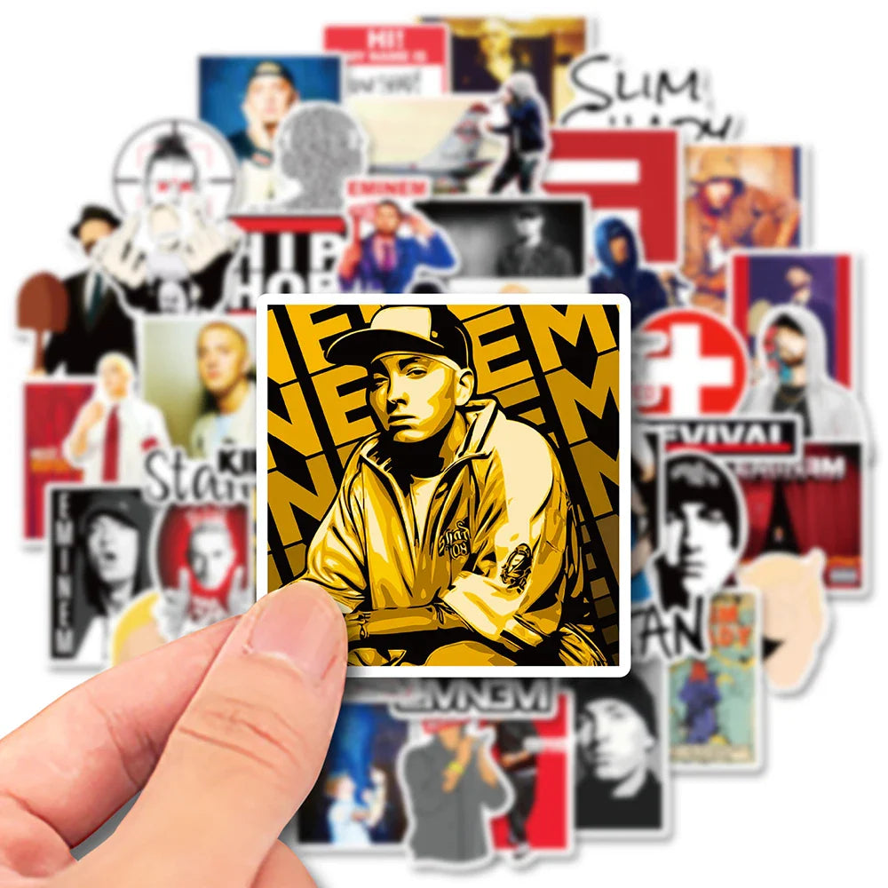Hot Eminem Detroit Rapper Sticker Packs (ONLINE ORDER ONLY)