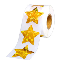 Holographic Gold Star Stickers for Kids Reward 100-500Pcs Foil Star Stickers Labels for Wall Crafts Classroom Teachers Supplies (ONLINE ORDER ONLY)