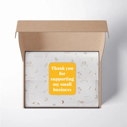 40-100pcs Thank You for Supporting My Small Business Stickers Pink Blue Yellow Black Thank You Stickers for Package Decor (Online Order Only)