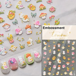 Cute Mango Dog Puppy Bear Bichon Blueberries Strawberry Cake Fruit Juice Desserts Corgi Adhesive Nail Art Sticker Manicure Decal (Online Order Only)