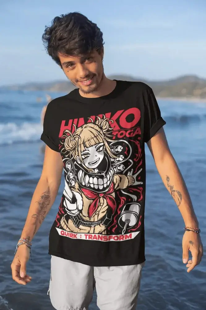 Himiko Toga T-Shirt: Kawaii MHA Villain Anime Tee (ONLINE ORDER ONLY)