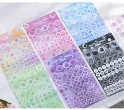1pcs Cute Colorful Bubble Series Stickers Ins Basis Dot Laser Decoration Sticker Diary Scrapbooking DIY Album Kawaii Stationery (ONLINE ORDER ONLY)