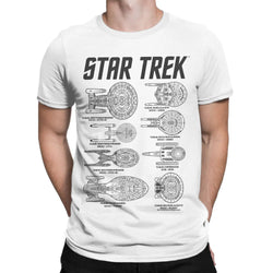 Star Trek Spaceships Of Starfleet T-Shirt - 10 Variants (ONLINE ORDER ONLY)