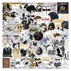 10/30/50/100pcs Fantasy Fourth Wing Novel Dragon Sticker Packs (ONLINE ORDER ONLY)