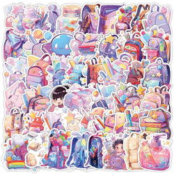 Kawaii Kids Cartoon Stickers 10/30/50pcs for Water Bottle Laptop Phone (Online Order Only)