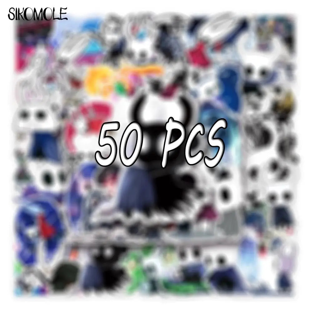 Hollow Knight Stickers Pack: Cartoon Game Decals for Kids, Skateboard, Laptop, Phone (Online Order Only)