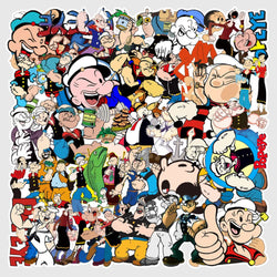10/50Pcs Cartoon Sailor Stickers Waterproof Decal Laptop Motorcycle Luggage Snowboard Fridge Phone Car Sticker 2023 (ONLINE ORDER ONLY)