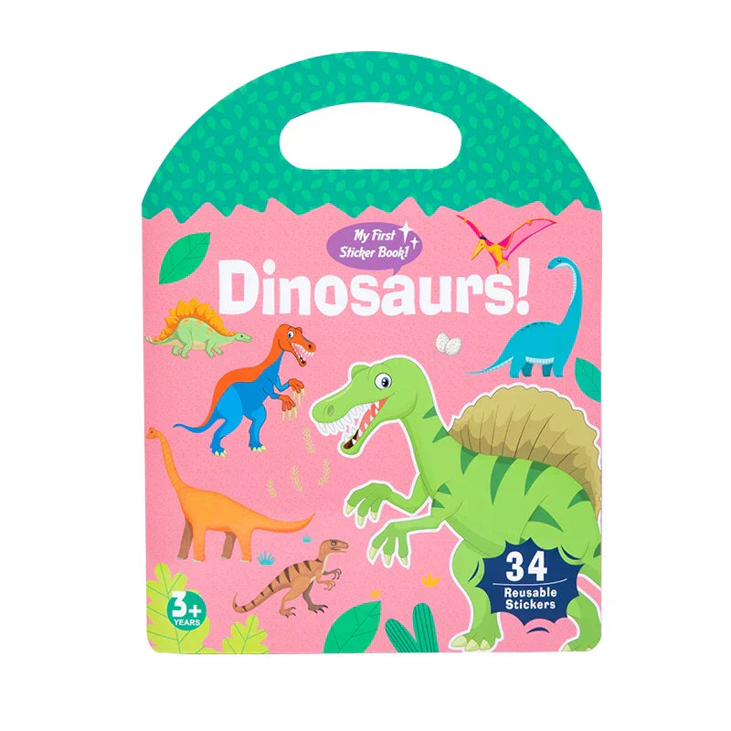 Early Childhood Education Scene Sticker Book Focus Cultivation Quiet Sticker Book Enlightenment Puzzle Cognitive Book For Kids (ONLINE ORDER ONLY)