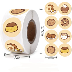 500pcs/roll Animal Cartoon Stickers Kids Toy Stickers Various Cute Design Patterns School Teacher Reward Stationery Stickers (ONLINE ORDER ONLY)