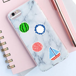 10/30/50PCS Kids Stickers Toy DIY Game Cute Graffiti Crayon Painting Sticker Decoration Decals For Notebook Wall Fridge Laptop (ONLINE ORDER ONLY)