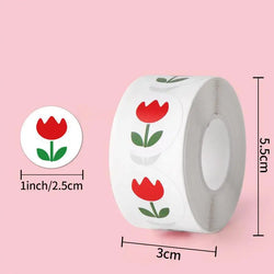 500pcs/roll Cute Strawberry Reward Stickers Scrapbooking  Fruit Envelope Seal Stickers For Birthday Party Favors Baking Goods (Online Order Only)