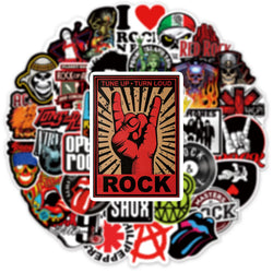 Full Color Rock And Roll Music Band Sticker Packs (ONLINE ORDER ONLY)