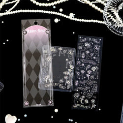 1pcs Hot Silver Laser Stereo Sticker Bright Stars Decorative Adhesive Sticker For Scrapbooking Diary Album Journal DIY Idol Card (Online Order Only)