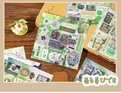 20 Sheets Retro Cut Film Sticker Book Dream Echo Series Y2K Sticker Journal Handbook Scrapbooking Kawaii Decoration Sticker Gift (ONLINE ORDER ONLY)