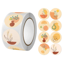 500pcs Cute Scrapbooking Stationery Stickers Envelope Sealing Label Personalized Small Business Gift Decor Stickers (Online Order Only)
