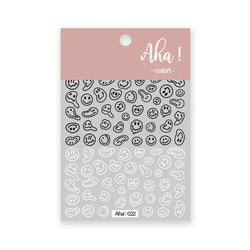 1pc Cute White Cloud Nail Stickers Ultra Thin Nail Art Stickers Self Adhesive Decals Star Moon/Flower/Clouds Kawaii Nail Decals (Online Order Only)