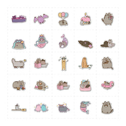 50/100PCS Cute Kawaii Cat Stickers Aesthetic Laptop Phone Water Bottle Waterproof Graffiti Decal Sticker Packs Kid Toy (ONLINE ORDER ONLY)