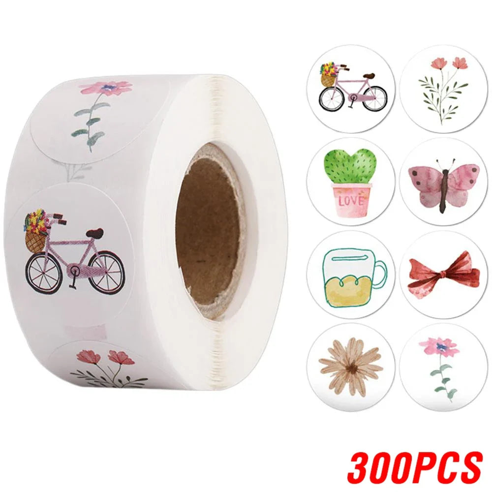 100-500pcs Cartoon Animal Children Sticker Label Thank You Cute Toy Game Sticker DIY Gift Sealing Label Decoration Supplies (Online Order Only)