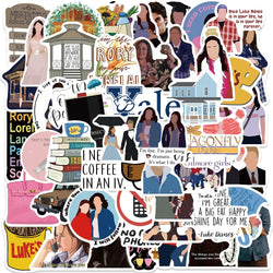 50PCS Gilmore Girls Stickers Decorative DIY For Car Skateboard Laptop Phone Luggage Creative Graffiti Waterproof Sticker Toys (ONLINE ORDER ONLY)