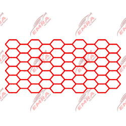 Honeycomb JDM Car Sticker External Accessories Sports Competition Style Decorative Die Cutting PVC Vinyl Decals Fits For Any Car (ONLINE ORDER ONLY)