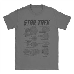 Star Trek Spaceships Of Starfleet T-Shirt - 10 Variants (ONLINE ORDER ONLY)