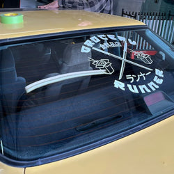 Grocery Runner for Car Sticker Individuation Decoration Windshield Rear Window External Accessories Waterproof Vinyl Decals (ONLINE ORDER ONLY)