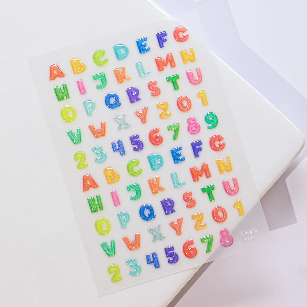 1Sheet Valentine's Day Decals 5D Nail Art Stickers Heart Self-Adhesive Slider Love Letters DIY Manicure Accessories "Dopamine" % (ONLINE ORDER ONLY)