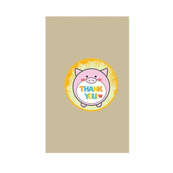 100-500pcs Cartoon Thank You Stickers For Seal Packaging Decoration Stickers School Teacher Kids Student Stationery Stickers (ONLINE ORDER ONLY)