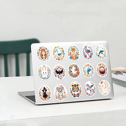 50pcs Jungle Zoo Wild Animal Stickers for Kids Boys Girl Baby Person Sticker Notebook Water Bottle Luggage Laptop Phon (ONLINE ORDER ONLY)