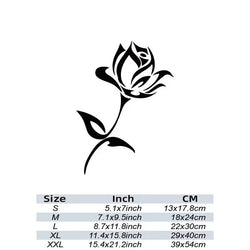 Beautiful Rose Flower Car Sticker - Enhance Your Vehicle's Look with a Waterproof Vinyl Decal! (ONLINE ORDER ONLY)