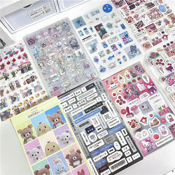 6pcs/10pcs Set Y2K Random Cute Glitter Laser Sticker for Phone Camera Luggage Journal Sticker Kawaii Decoration Sticker Gift (ONLINE ORDER ONLY)