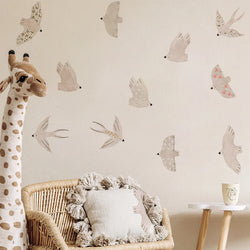 Cartoon Bird Wall Stickers Self-adhesive Decals PVC Mural Decor (ONLINE ORDER ONLY)
