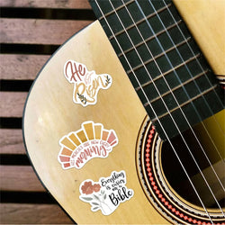 10/30/50PCS Kawaii Boho The Bible Decoration Scrapbooking Accessories PVC Sticker Aesthetic Stationery School Supplies for Kids (ONLINE ORDER ONLY)