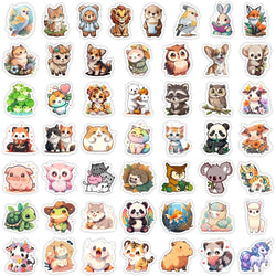 Kawaii Cute Animal Stickers Puppy Kitten Cow Owl Unicorn Hedgehog Children Cartoon Gift for DIY Laptop Phone Mug Waterproof (ONLINE ORDER ONLY)