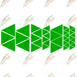 Angular Shape Sticker For Car Motorcycle Sticker Decoration Side Camouflage Kit Wrap Camo Tuning Styling Waterproof Vinyl Decals (ONLINE ORDER ONLY)