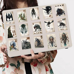 50pcs Cthulhu Mythos Monsters Funny Graffiti Stickers Vinyl Waterproof Stickers Pack For Water Bottle Laptop Scrapbook Stickers (Online Order Only)
