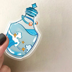 50pcs Clear Glass Flowers Plants and Animals PET Sticker Aesthetic Decoration Scrapbooking Stationery School Supplies Stickers (ONLINE ORDER ONLY)