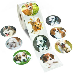 100-500pcs cartoon Animals Stickers for kids classic toys sticker school teacher reward sticker 6 designs pattern Dog CAT (Online Order Only)