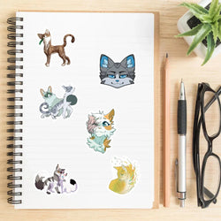10/52pcs Cartoon Warriors Cats Stickers For Car Laptop Waterproof Decal Graffiti Sticker for Kids Toys Gifts 2023 (ONLINE ORDER ONLY)
