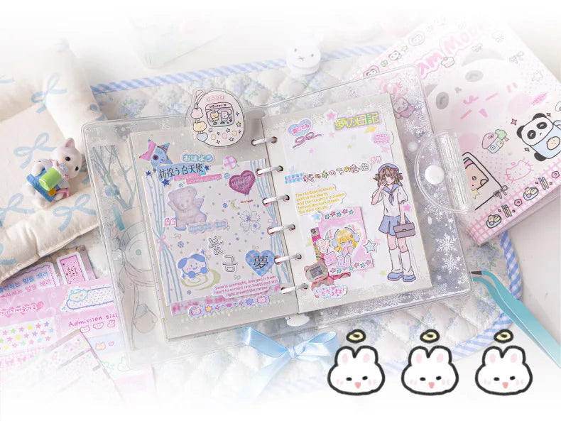 50Pcs Y2K Cute Cut Film Sticker Book for Phone Camera Luggage Journal  DIY Collage Sticker Kawaii Decoration Sticker Gift (ONLINE ORDER ONLY)