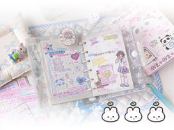 50Pcs Y2K Cute Cut Film Sticker Book for Phone Camera Luggage Journal  DIY Collage Sticker Kawaii Decoration Sticker Gift (ONLINE ORDER ONLY)