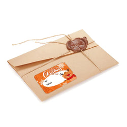 50-250pcs Christmas Sticker Sealing Sticky Labels Aesthetic Kraft Paper Thank You Stationery Supply Decorative Scrapbook lables (ONLINE ORDER ONLY)