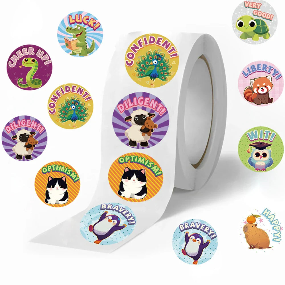 100-500pcs Animal Cartoon Stickers Phone Laptop Notebook Suitcase Water Bottles Sticker DIY Gift Decoration Lables Stationery (ONLINE ORDER ONLY)